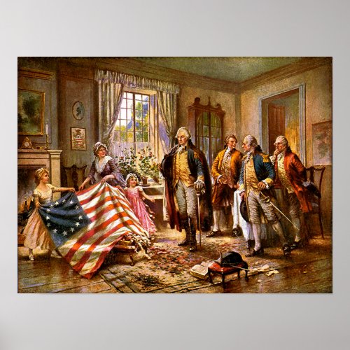 The Birth Of Old Glory _ Circa 1917 Poster
