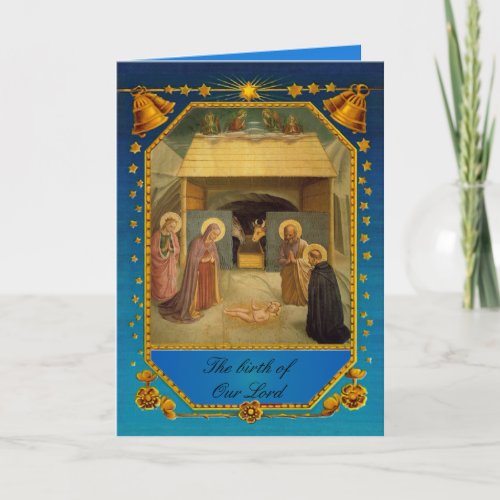 The birth of Our Lord _ Nativity Holiday Card