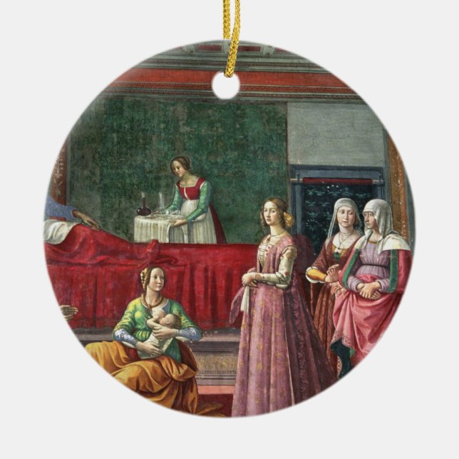 The Birth of St. John the Baptist (fresco) (see al Ceramic Ornament (Front)