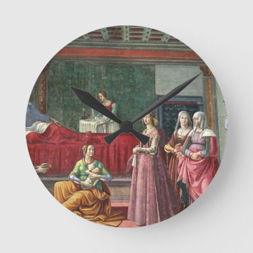 The Birth of St John the Baptist fresco see al Round Clock