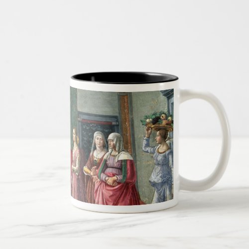 The Birth of St John the Baptist fresco see al Two_Tone Coffee Mug