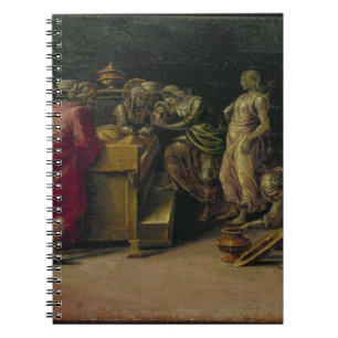 The Birth of St. John the Baptist (oil on panel) Notebook