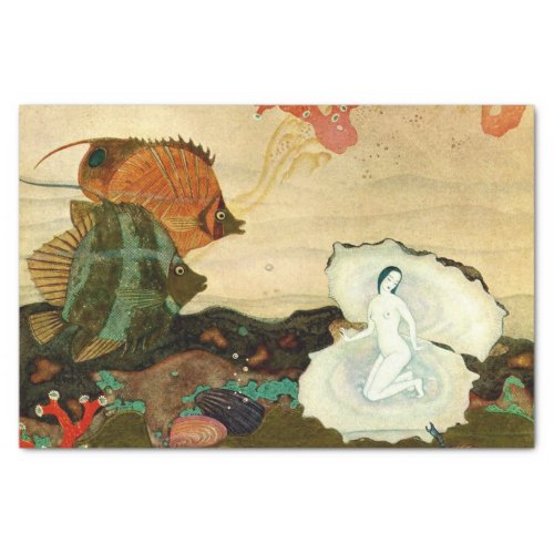 The Birth of the Pearl by Edmund Dulac Tissue Paper