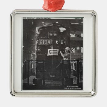 The Birth Of The Penn Central Railroad    Metal Ornament by stanrail at Zazzle