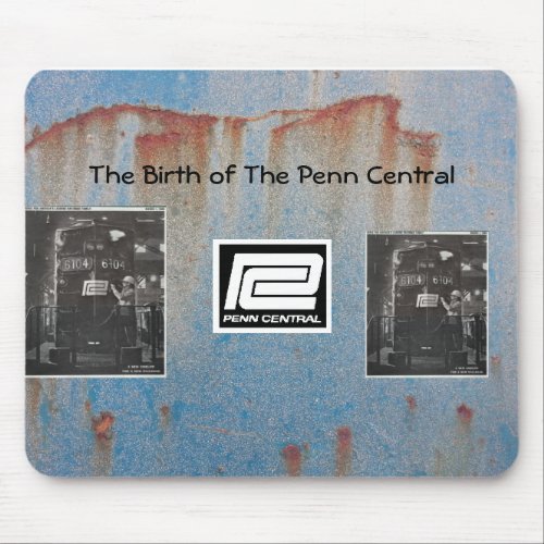 The Birth of The Penn Central Railroad  Mouse Pad