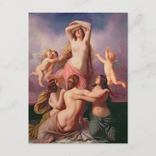 The Birth of Venus 1846 Postcard