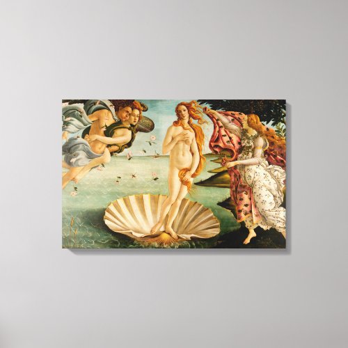 The Birth of Venus  Botticelli Canvas Print