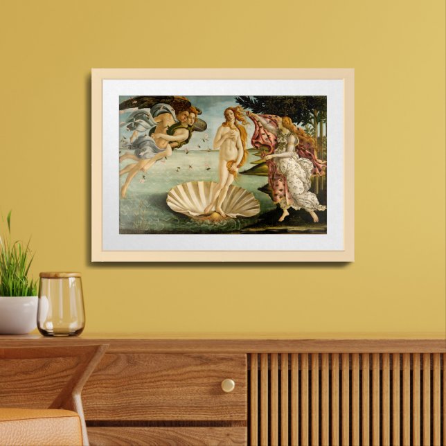 The Birth of Venus | Botticelli Framed Art (Living Room)