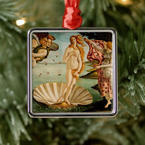 The Birth of Venus  Botticelli Metal Ornament