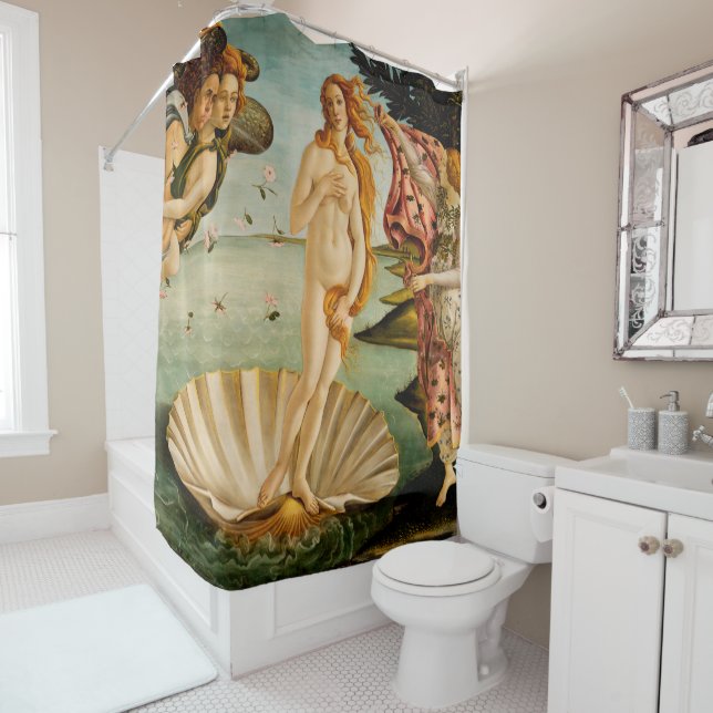 The Birth of Venus | Botticelli Shower Curtain (In Situ)
