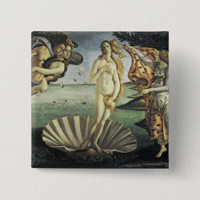 The Birth of Venus Button (Front)