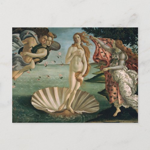The Birth of Venus by Botticelli Postcard