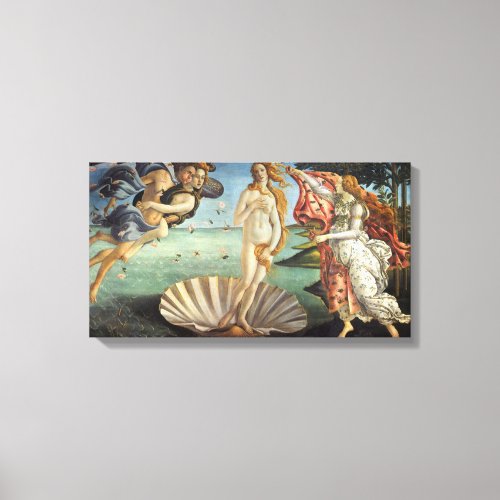 The Birth of Venus by Sandro Botticelli Canvas Print