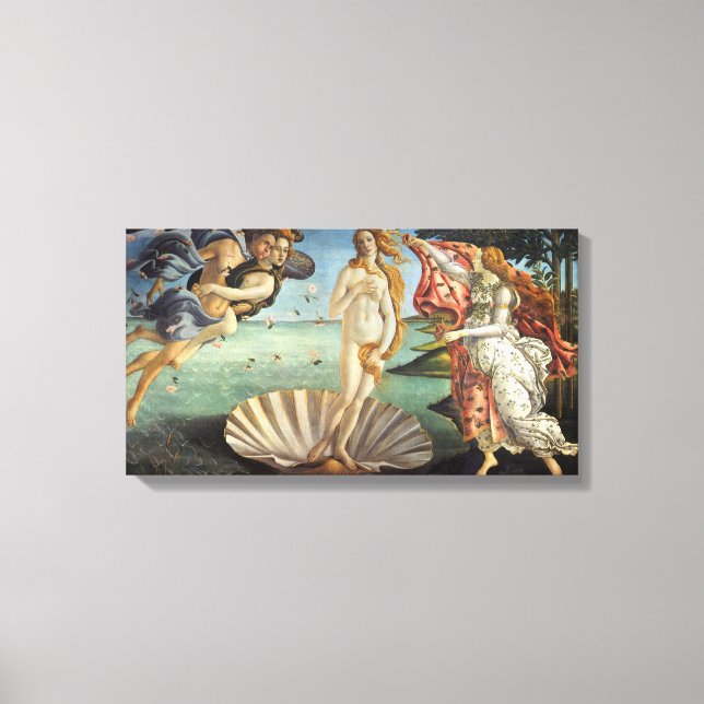 The Birth of Venus by Sandro Botticelli Canvas Print (Front)