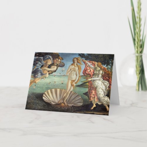 The Birth of Venus by Sandro Botticelli Card