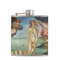 The Birth of Venus by Sandro Botticelli Flask