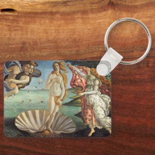 The Birth of Venus by Sandro Botticelli Keychain