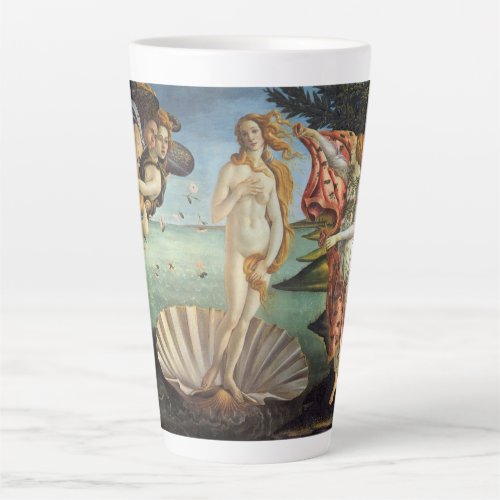 The Birth of Venus by Sandro Botticelli Latte Mug