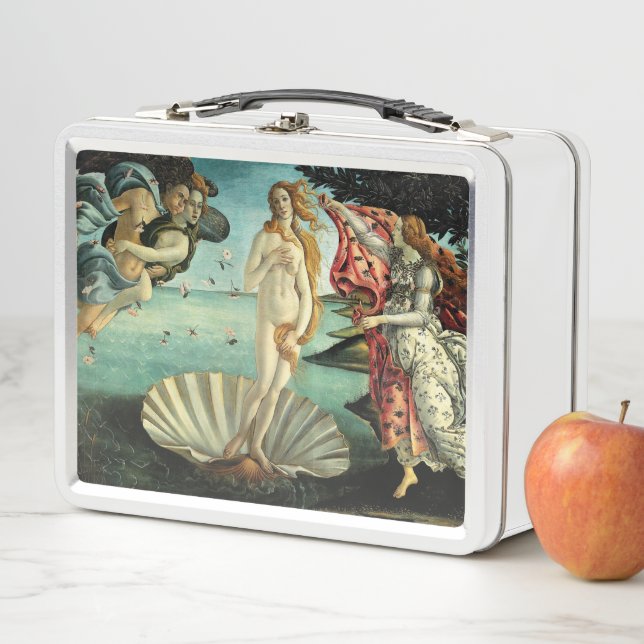 The Birth of Venus by Sandro Botticelli Metal Lunch Box (In Situ)