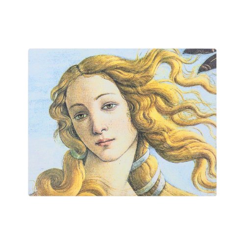 The Birth of Venus by Sandro Botticelli Metal Print