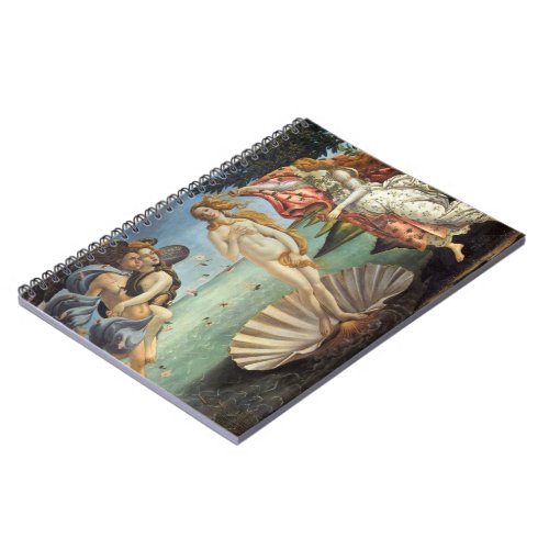 The Birth of Venus by Sandro Botticelli Notebook