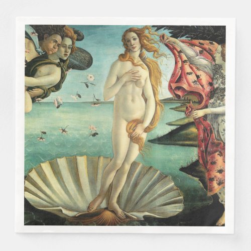 The Birth of Venus by Sandro Botticelli Paper Dinner Napkins