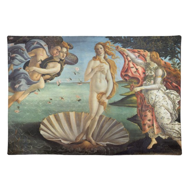 The Birth of Venus by Sandro Botticelli Placemat (Front)