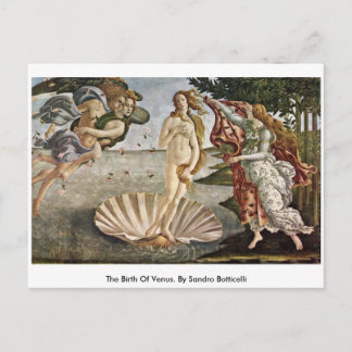 The Birth Of Venus. By Sandro Botticelli Postcard