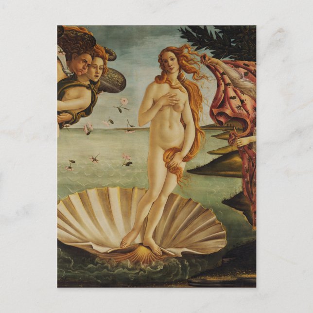 The Birth of Venus by Sandro Botticelli Postcard (Front)