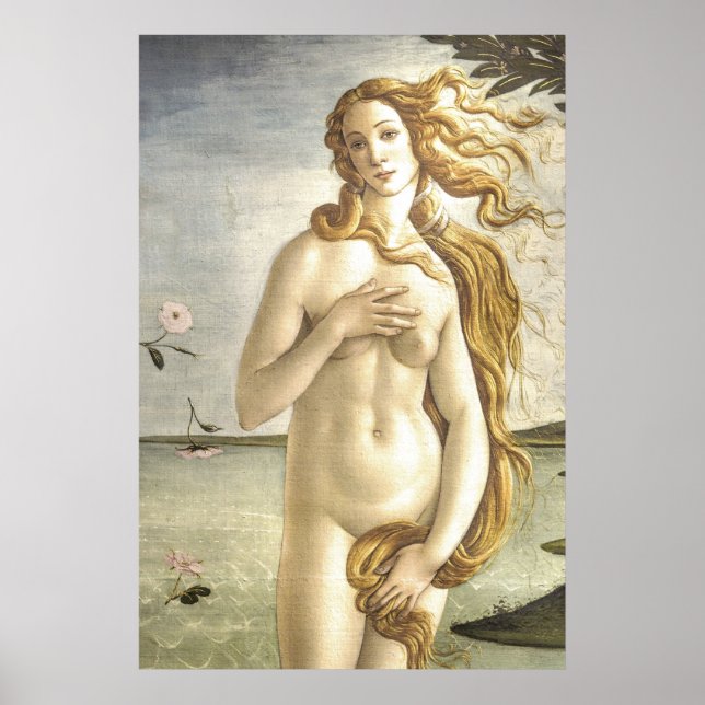 The Birth of Venus by Sandro Botticelli Poster (Front)