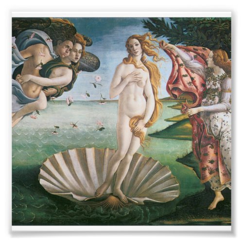 The birth of Venus by Sandro BotticelliRenaissanc Photo Print