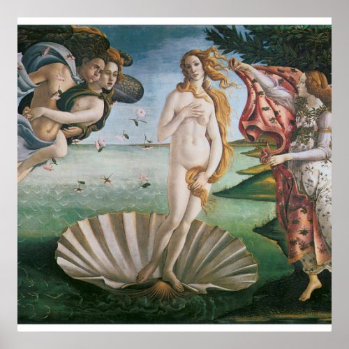 The birth of Venus by Sandro BotticelliRenaissanc Poster