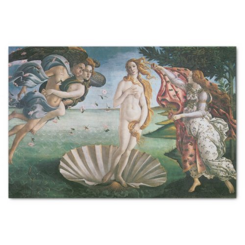 The birth of Venus by Sandro BotticelliRenaissanc Tissue Paper