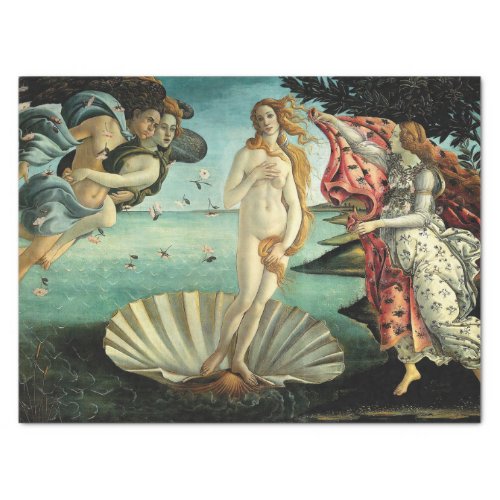 The Birth of Venus by Sandro Botticelli Tissue Paper