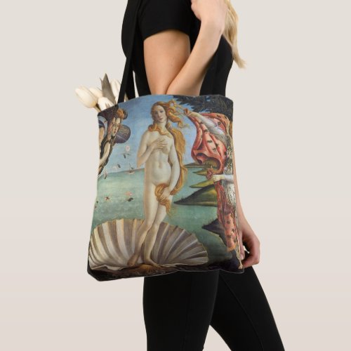 The Birth of Venus by Sandro Botticelli Tote Bag