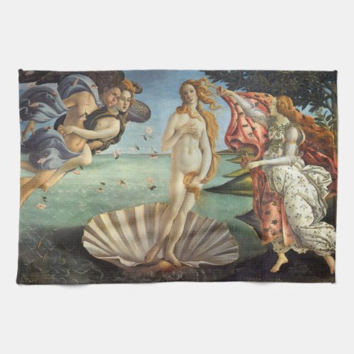 The Birth of Venus by Sandro Botticelli Towel