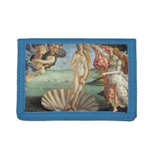 The Birth of Venus by Sandro Botticelli Tri-fold Wallet