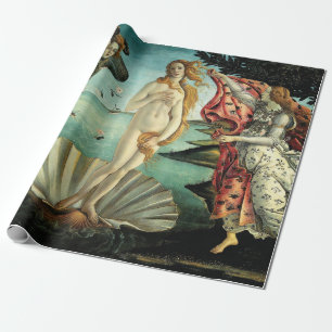 The Birth of Venus by Sandro Botticelli Wrapping Paper
