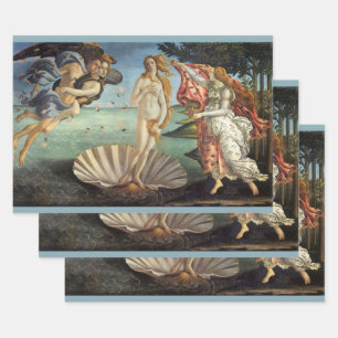 The Birth of Venus by Sandro Botticelli Wrapping Paper Sheets