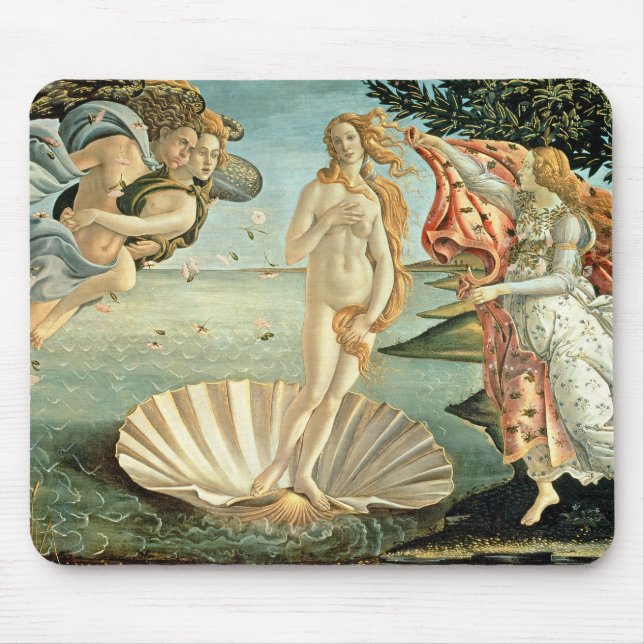 The Birth of Venus, c.1485 (tempera on canvas) Mouse Pad (Front)