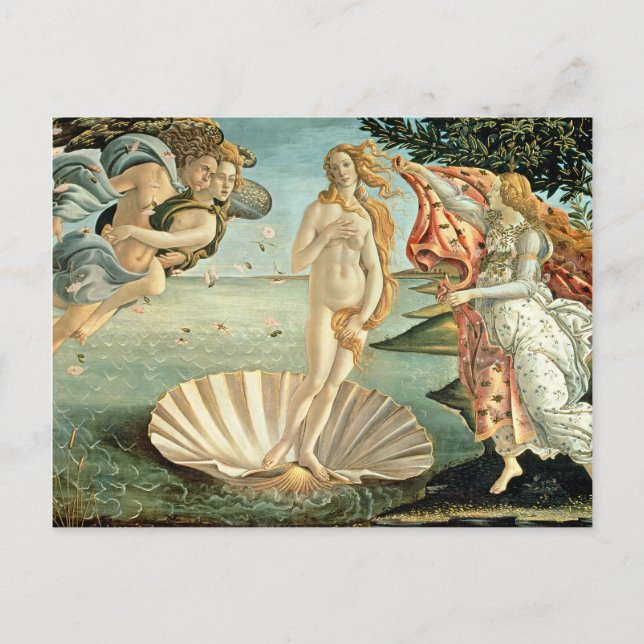 The Birth of Venus, c.1485 (tempera on canvas) Postcard (Front)