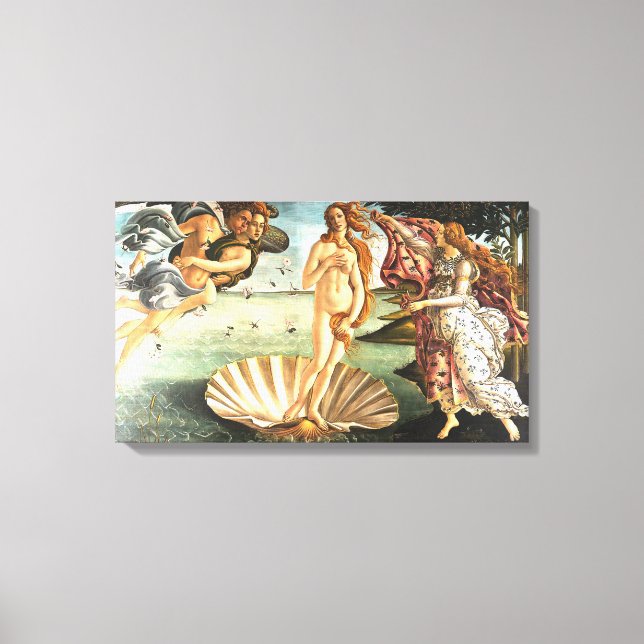 The Birth Of Venus Canvas Print (Front)