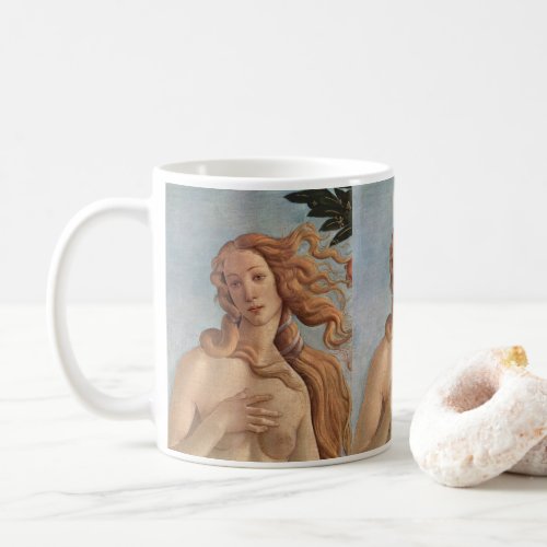 The Birth of Venus detail by Sandro Botticelli Coffee Mug