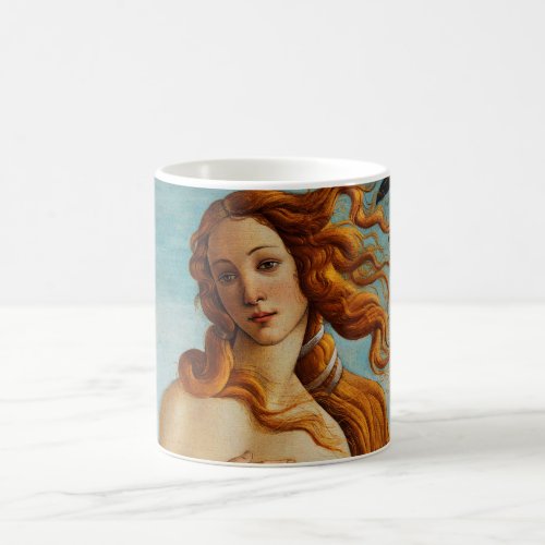 The Birth of Venus detail Sandro Botticelli Coffee Mug