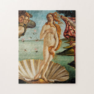 The Birth of Venus (detail), Sandro Botticelli Jigsaw Puzzle