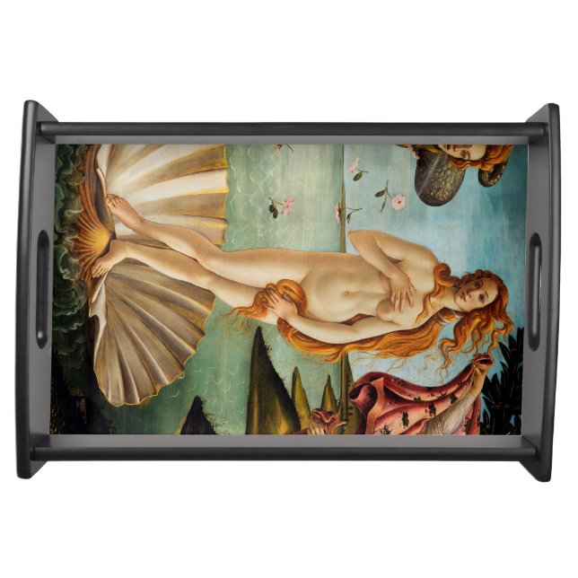 The Birth of Venus (detail), Sandro Botticelli Serving Tray (Front)