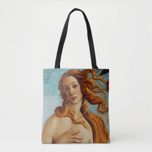 The Birth of Venus detail Sandro Botticelli Tote Bag