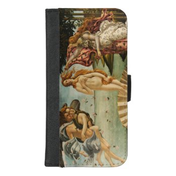 The Birth Of Venus Iphone 8/7 Plus Wallet Case by vintage_gift_shop at Zazzle