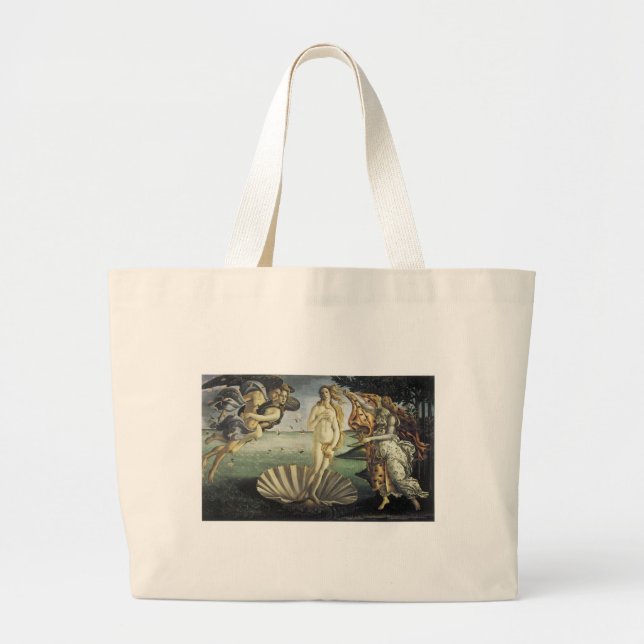 The Birth of Venus Large Tote Bag (Front)
