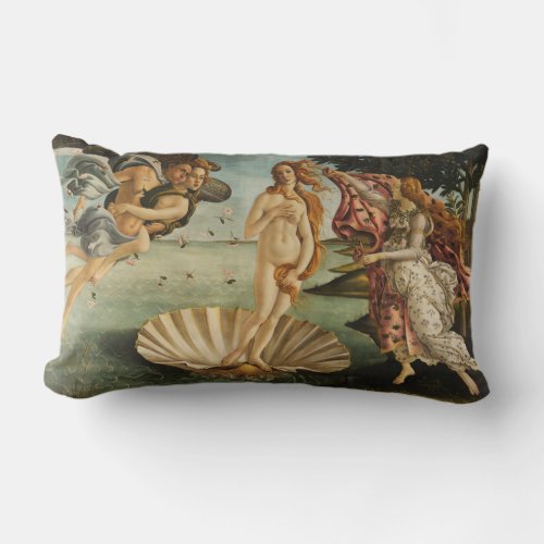 The Birth of Venus  Lumbar Pillow